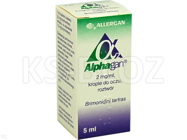 Alphagan interakcje ulotka krople do oczu 2 mg/ml 