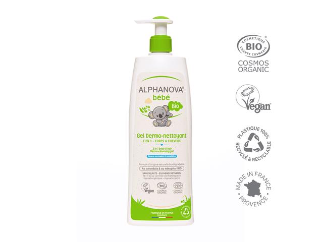 Alphanova Bebe Dermo-żel do mycia ciała i włosów interakcje ulotka   500 ml