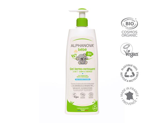 Alphanova Bebe Dermo-żel do mycia ciała i włosów interakcje ulotka żel - 500 ml