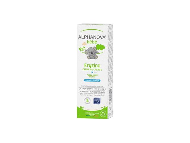 Alphanova Bebe Eryzinc Krem przeciw i na odparzenia interakcje ulotka   75 ml