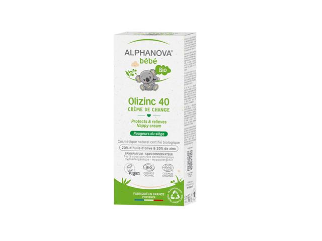 ALPHANOVA BEBE Krem przeciw odparzeniom Olizinc 40 interakcje ulotka krem - 50 g (tub.)