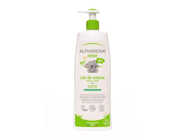 ALPHANOVA BEBE Mlecz. organiczne do mycia niemowląt interakcje ulotka mleczko  500 ml