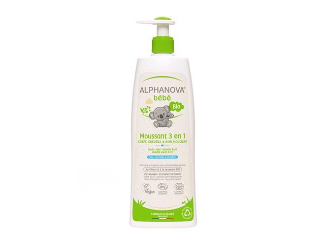 ALPHANOVA BEBE Płyn do kąpieli 3w1 interakcje ulotka żel  500 ml