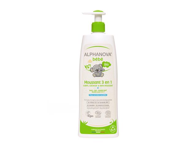 ALPHANOVA BEBE Płyn do kąpieli 3w1 interakcje ulotka żel  500 ml