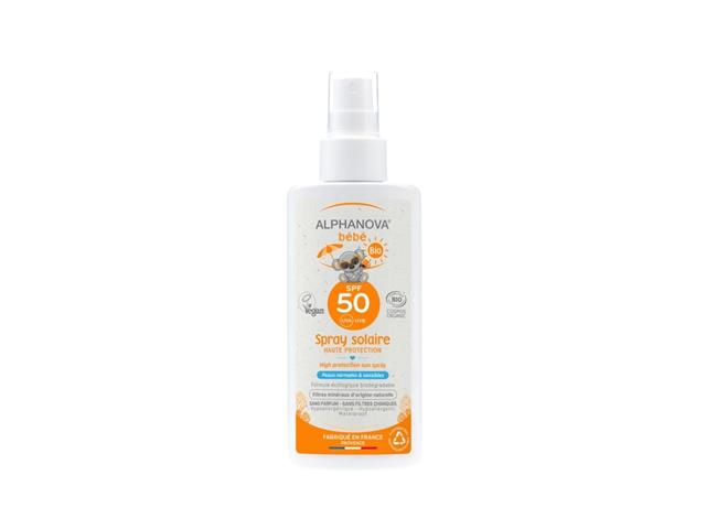 ALPHANOVA BEBE Spray p/słon. SPF 50 interakcje ulotka spray  125 g