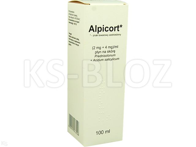 Alpicort interakcje ulotka płyn do stosowania na skórę (2mg+4mg)/ml 100 ml
