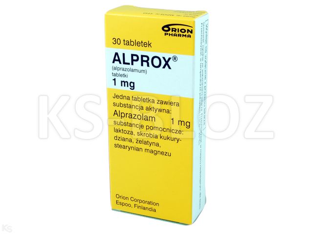 Alprox interakcje ulotka tabletki 1 mg 30 tabl. | blister