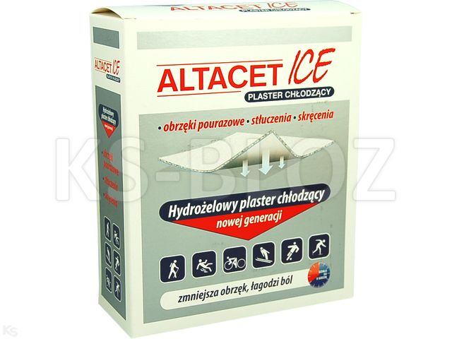 ALTACET ICE Plaster chłodzący interakcje ulotka   20 szt.
