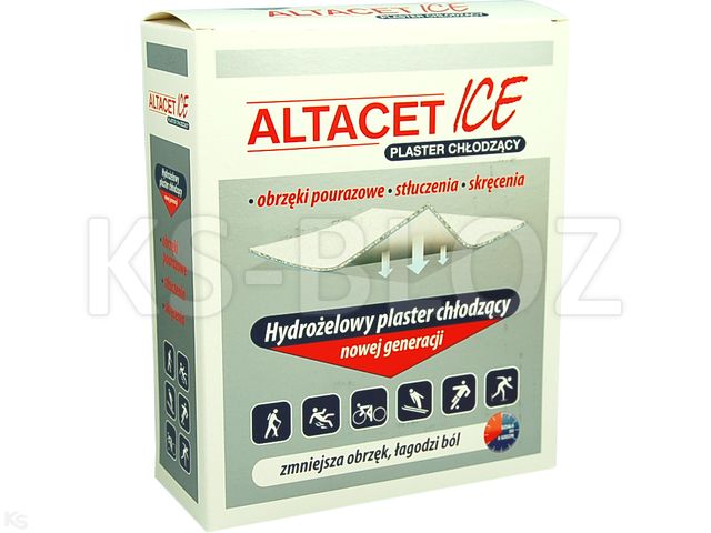 ALTACET ICE Plaster chłodzący interakcje ulotka plaster - 20 szt.