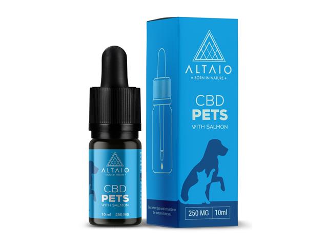 ALTAIO OLEJEK CBD PETS 2,5% DLA ZWIERZĄT CBD 250mg interakcje ulotka olejek  10 ml | + zakraplacz