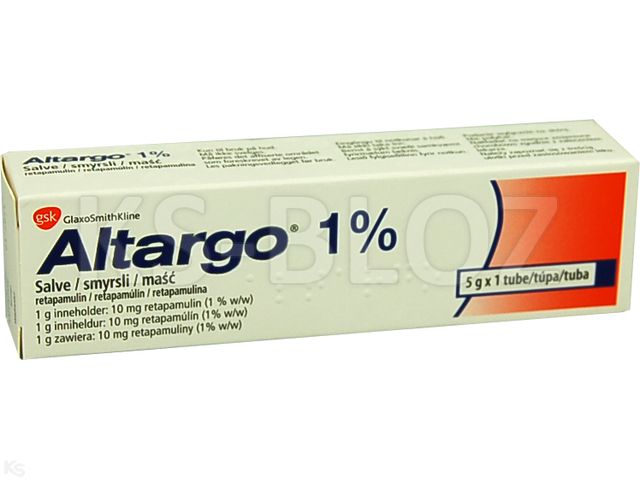 Altargo 1% interakcje ulotka maść - 5 g (tub.)