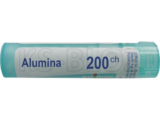 Alumina 200 CH interakcje ulotka granulki  4 g