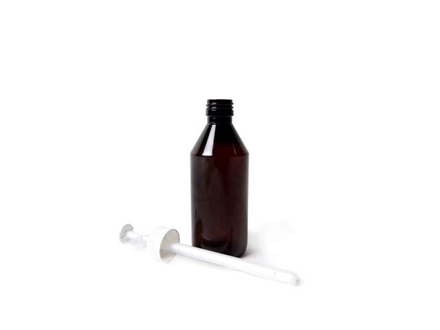 Amapack Butelka 250 ml plastikowa z systemem dozującym interakcje ulotka butelka - 10 szt.