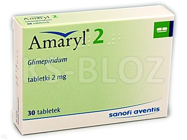 Amaryl 2 interakcje ulotka tabletki 2 mg 30 tabl.