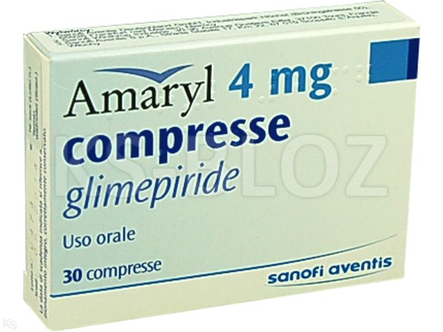 Amaryl 4 interakcje ulotka tabletki 4 mg 30 tabl.