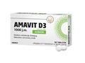 Amavit D3 Junior 1000 j.m. interakcje ulotka tabletki ulegające rozpadowi w jamie ustnej  60 tabl.