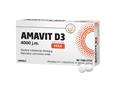 Amavit D3 Max 4000 j.m. interakcje ulotka tabletki ulegające rozpadowi w jamie ustnej  60 tabl.