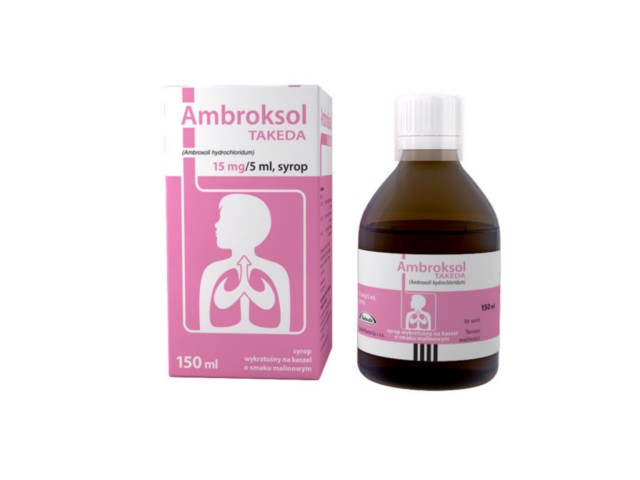 Ambroksol Takeda interakcje ulotka syrop 15 mg/5ml 150 ml