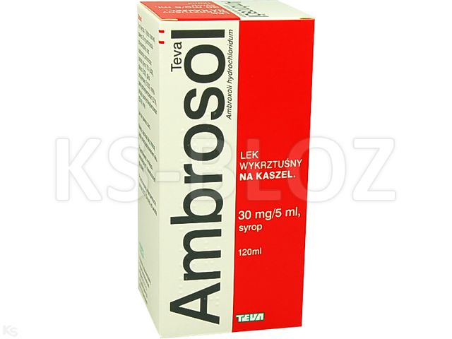 Ambrosol Teva interakcje ulotka syrop 30 mg/5ml 120 ml