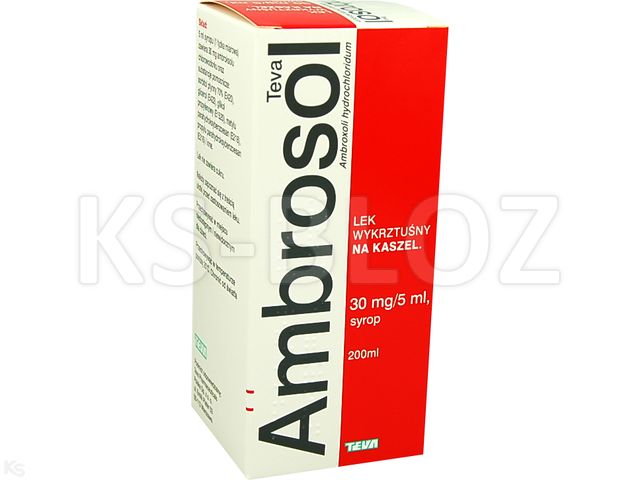 Ambrosol Teva interakcje ulotka syrop 30 mg/5ml 200 ml