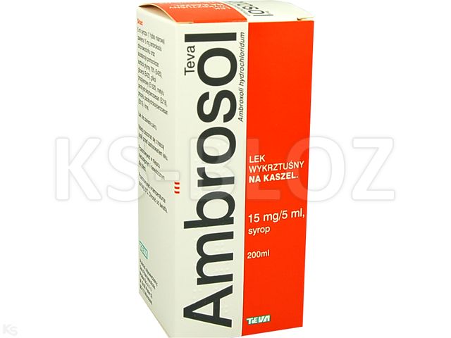 Ambrosol Teva interakcje ulotka syrop 15 mg/5ml 200 ml