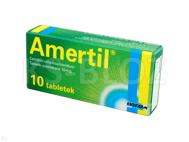 Amertil interakcje ulotka tabletki powlekane 10 mg 10 tabl.