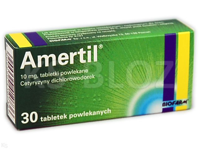 Amertil interakcje ulotka tabletki powlekane 10 mg 30 tabl.
