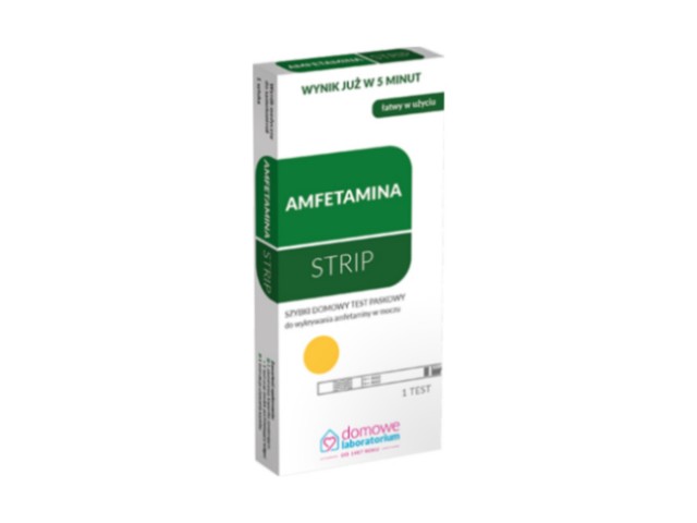 Amfetamina Strip Test do wykrywania amfetaminy w moczu interakcje ulotka test paskowy  1 szt.