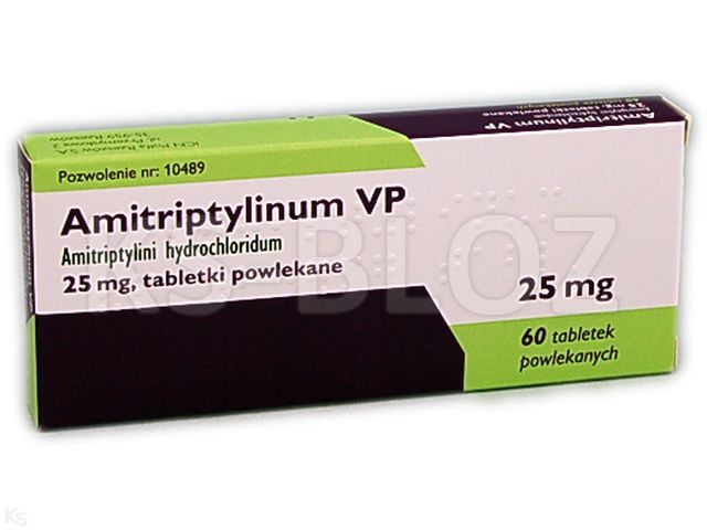 Amitriptylinum Vp interakcje ulotka tabletki powlekane 25 mg 60 tabl. | 2 blist.po 30 szt.