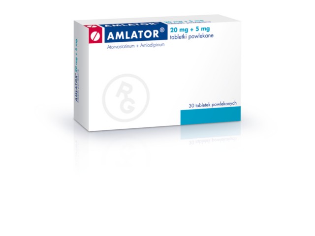Amlator interakcje ulotka tabletki powlekane 5mg+20mg 30 tabl.