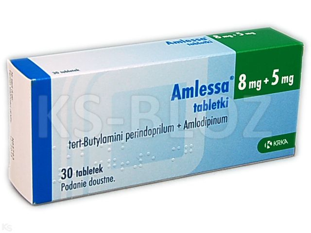 Amlessa interakcje ulotka tabletki 8mg+5mg 30 tabl.