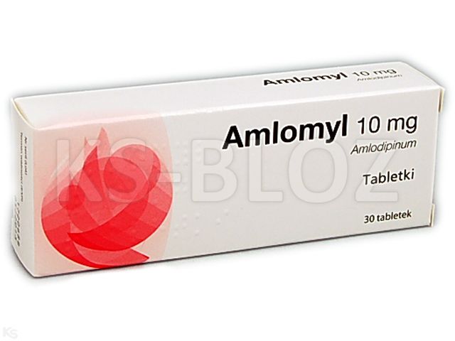 Amlomyl interakcje ulotka tabletki 10 mg 30 tabl. | blist.PA/Alu/PVC