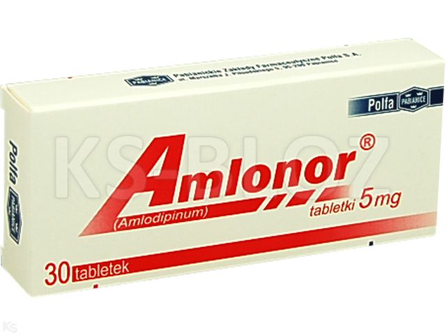 Amlonor interakcje ulotka tabletki 5 mg 30 tabl. | blister