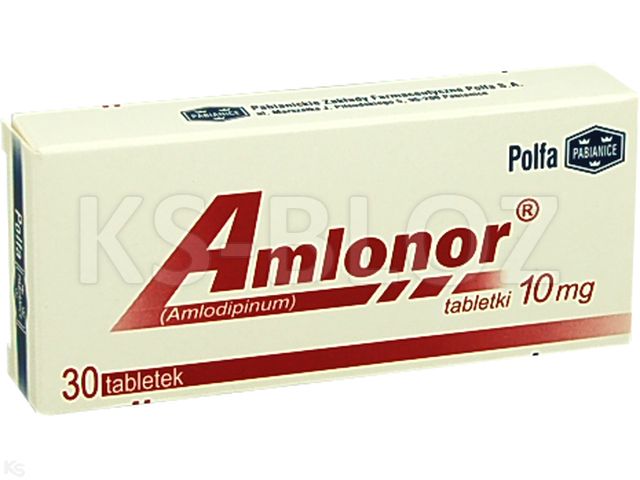 Amlonor interakcje ulotka tabletki 10 mg 30 tabl. | blister