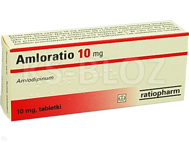 Amloratio interakcje ulotka tabletki 10 mg 30 tabl. | 3 blist.po 10 szt.