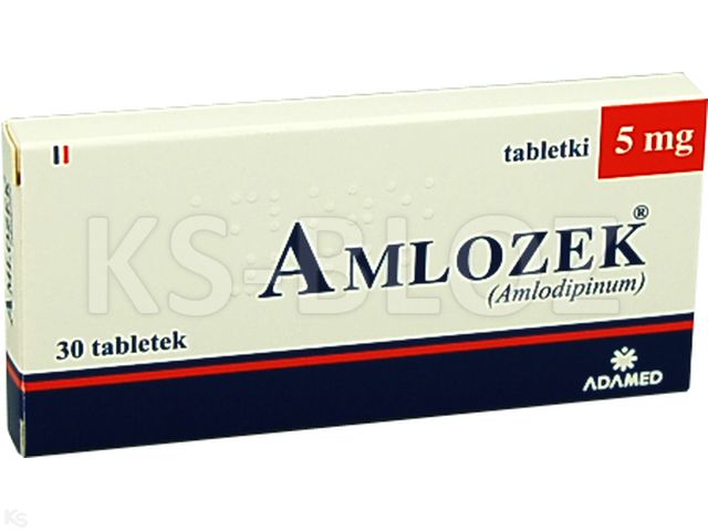 Amlozek interakcje ulotka tabletki 5 mg 30 tabl.