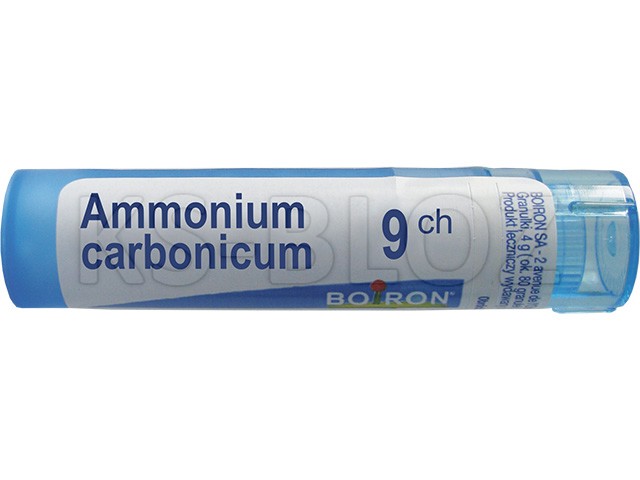 Ammonium Carbonicum 9 CH interakcje ulotka granulki  4 g