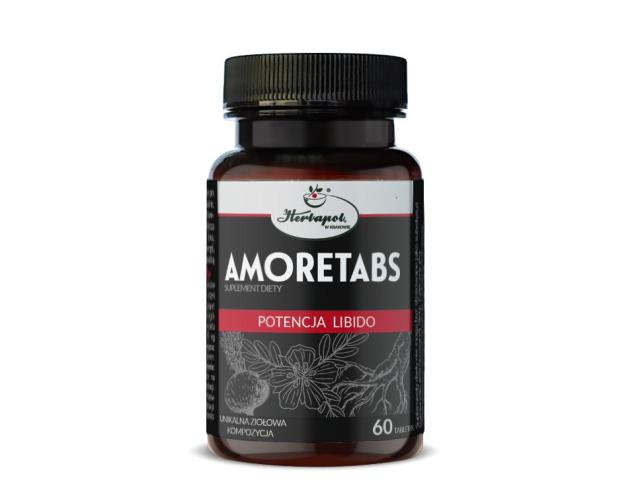 Amoretabs interakcje ulotka tabletki - 60 tabl.