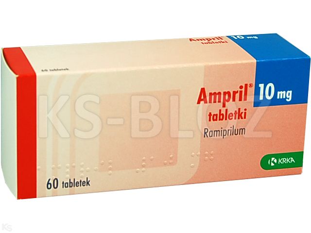 Ampril 10 mg interakcje ulotka tabletki 10 mg 60 tabl.
