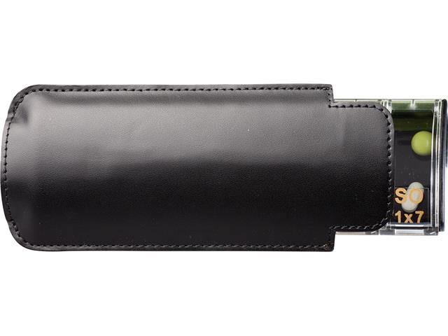 ANABOX Kasetka na leki 1x7 de lux kolor czarny mat interakcje ulotka kasetka - 1 szt.