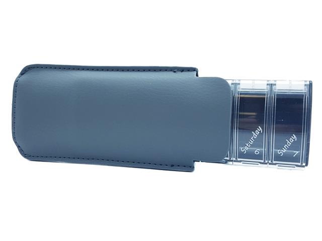 ANABOX Kasetka na leki 1x7 de lux kolor szary mat interakcje ulotka kasetka - 1 szt.