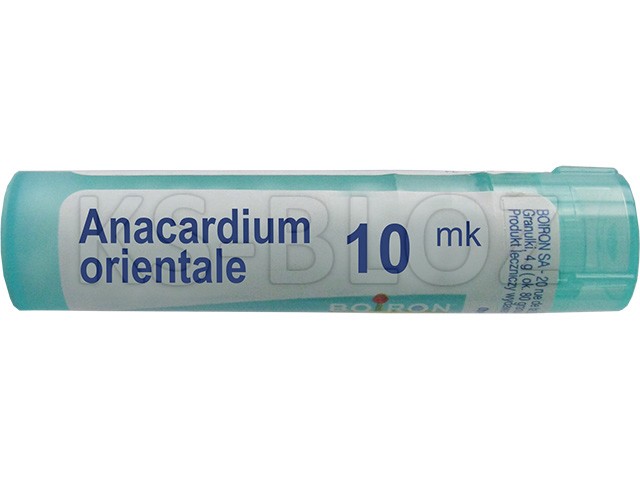 Anacardium Orientale 10 MK interakcje ulotka granulki  4 g