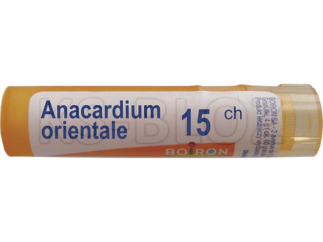 Anacardium Orientale 15 CH interakcje ulotka granulki  4 g