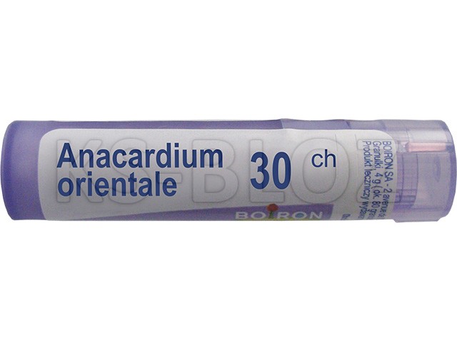 Anacardium Orientale 30 CH interakcje ulotka granulki  4 g