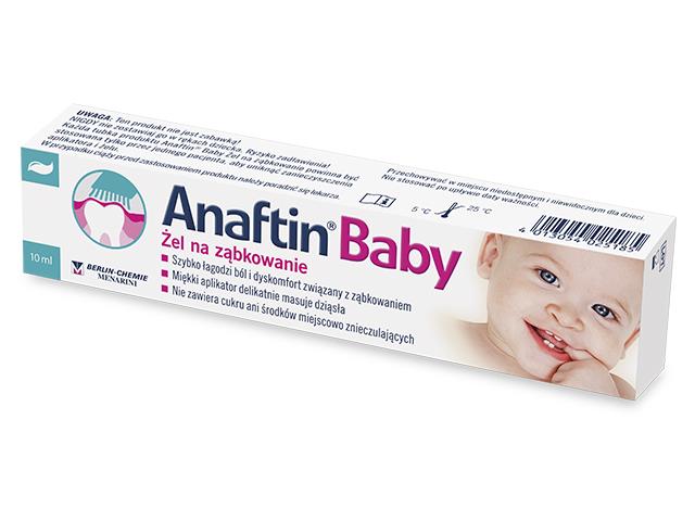 Anaftin Baby Żel na ząbkowanie interakcje ulotka żel - 10 ml