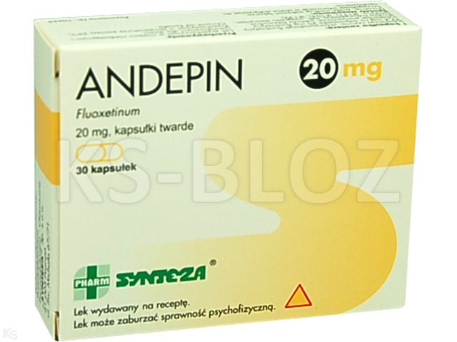 Andepin interakcje ulotka kapsułki twarde 20 mg 30 kaps. | (3 blist. po 10 kaps.)