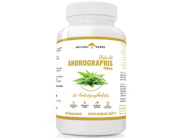 Andrographis Extract 400 mg interakcje ulotka kapsułki - 60 kaps.