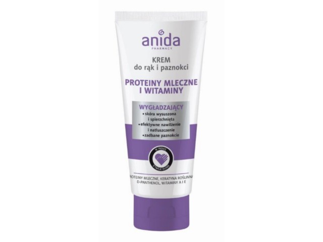 Anida Krem do rąk i paznokci proteiny mleczne, witaminy interakcje ulotka krem  100 ml (tub.)