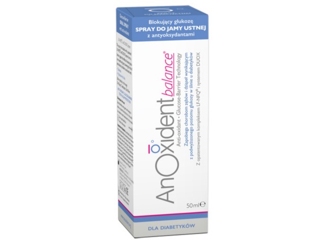 ANOXIDENT Balance Spray do jamy ustnej interakcje ulotka  - 50 ml