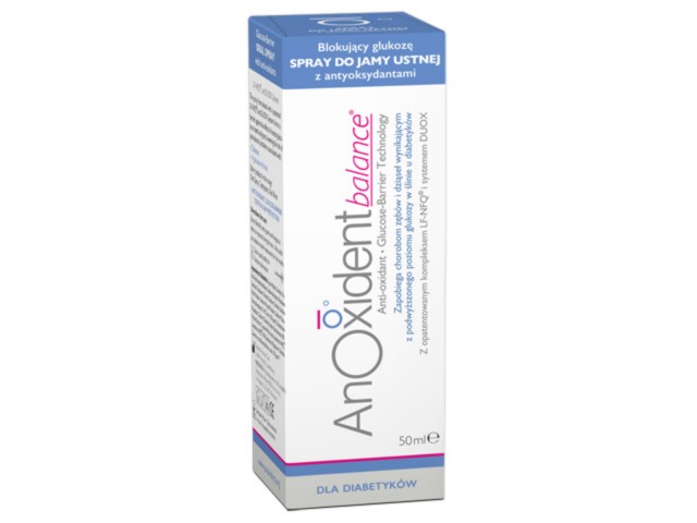 ANOXIDENT Balance Spray do jamy ustnej interakcje ulotka   50 ml